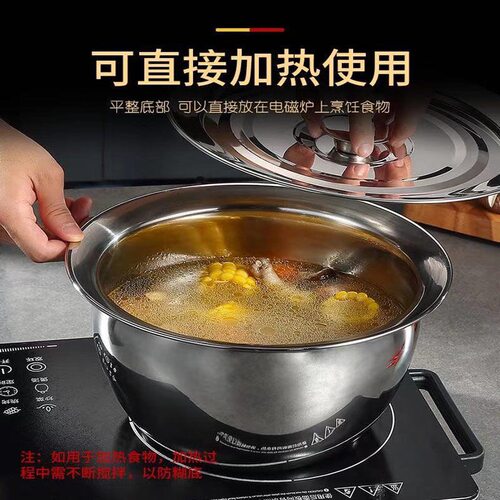 厨房不锈钢 圆形油盆带盖子 加厚油盆鼓形油缸调料盆饭店油鼓包邮