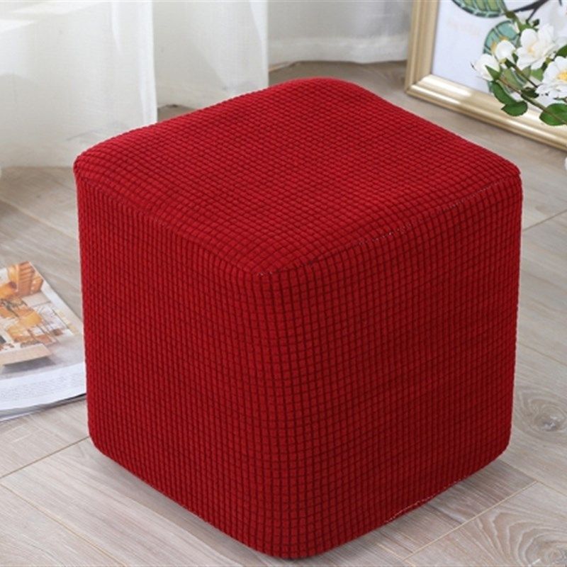 凳子套罩布艺全包简约防尘罩方形皮墩子换鞋凳沙发方凳子保护罩套,居家布艺,椅套/椅垫,淘宝优惠券,粉丝福利购,淘宝优惠卷