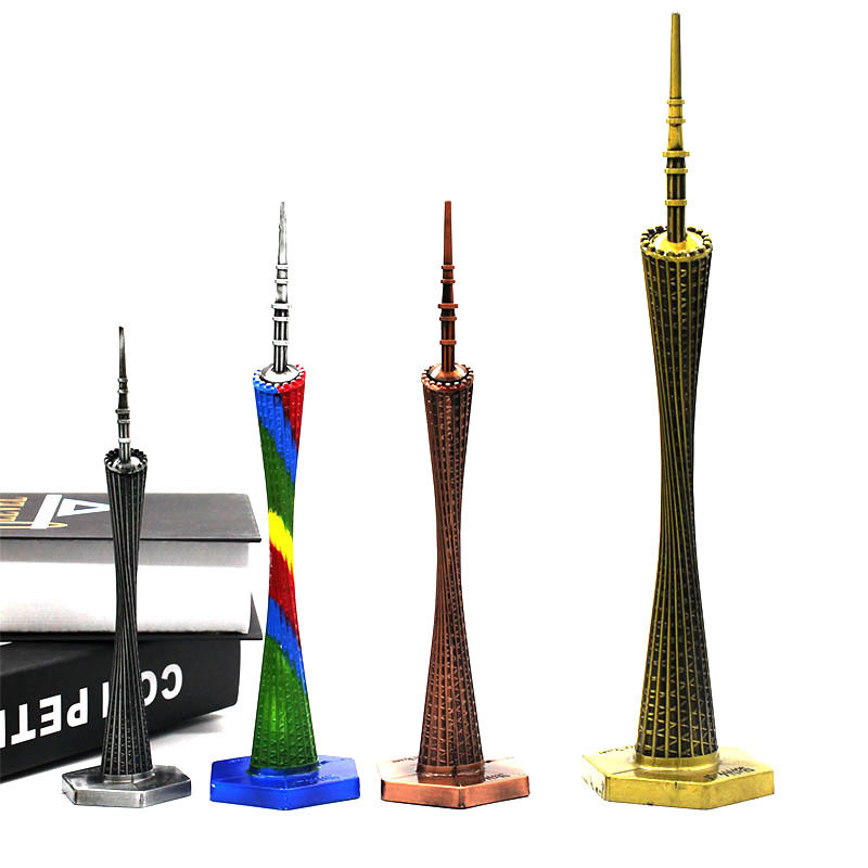 广州塔模型小蛮腰金属摆件纪念品客厅桌面摆设装饰品送老外朋友,家居饰品,装饰摆件,淘宝优惠券,粉丝福利购,淘宝优惠卷