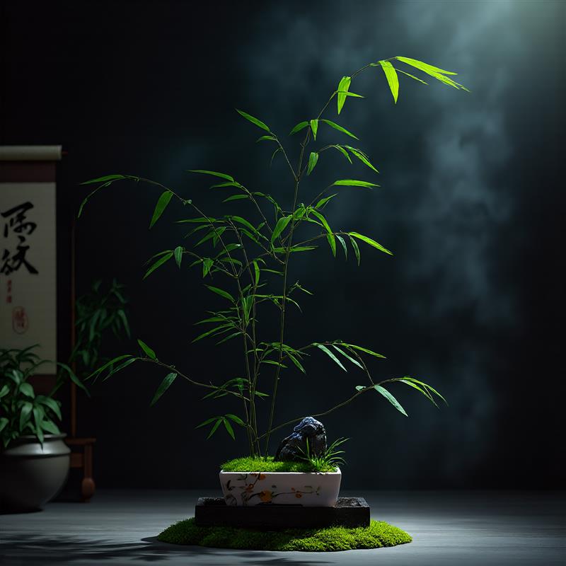 内门竹名贵竹苗竹子盆栽庭院室内茶室观叶四季常青精美竹子盆景竹