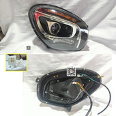 电动三轮车前大灯LED透镜灯总成丽颖宝马款 四轮车前转向灯行车灯