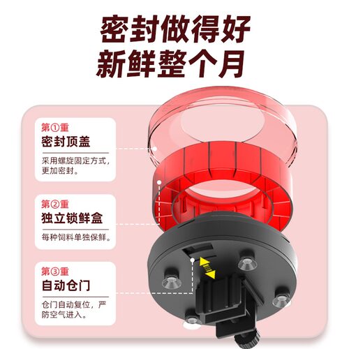 老渔匠自动喂食器鱼喂鱼神器鱼缸定时自动投食锦鲤龙鱼龟鱼食投食
