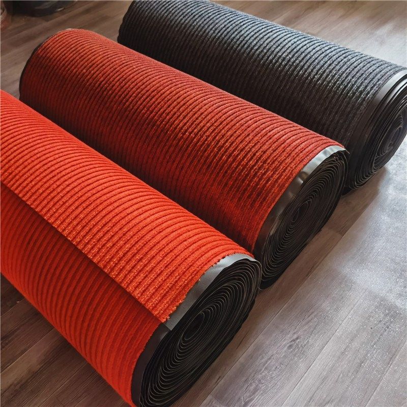 商用双条纹地毯酒店防滑走廊地毯吸水耐磨整卷活动地毯红灰色耐磨,居家布艺,地毯,淘宝优惠券,粉丝福利购,淘宝优惠卷