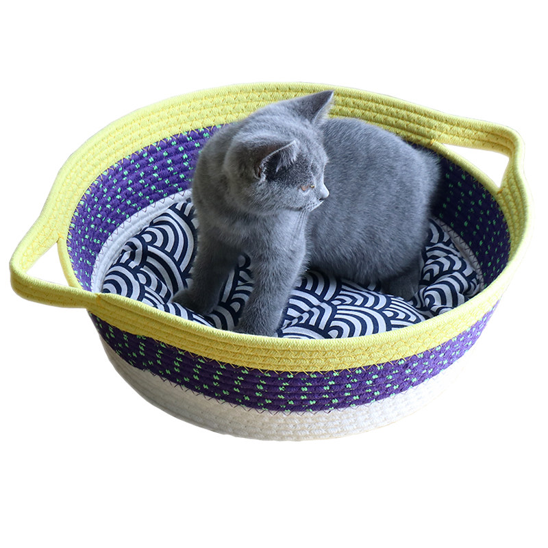 冬季猫窝四季通用网红藤编编织宠物窝猫抓板保暖狗窝猫咪用品耐磨,宠物/宠物食品及用品,猫窝/屋/帐篷/沙发,淘宝优惠券,粉丝福利购,淘宝优惠卷