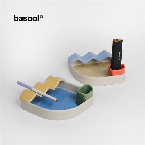 basool 烟灰缸 Tangibility系列 陶瓷小众礼物家居用架烟火机收纳