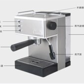 110V220v咖啡机奶泡蒸汽机出口咖啡家用商用美式 蒸汽全自动杯 意式