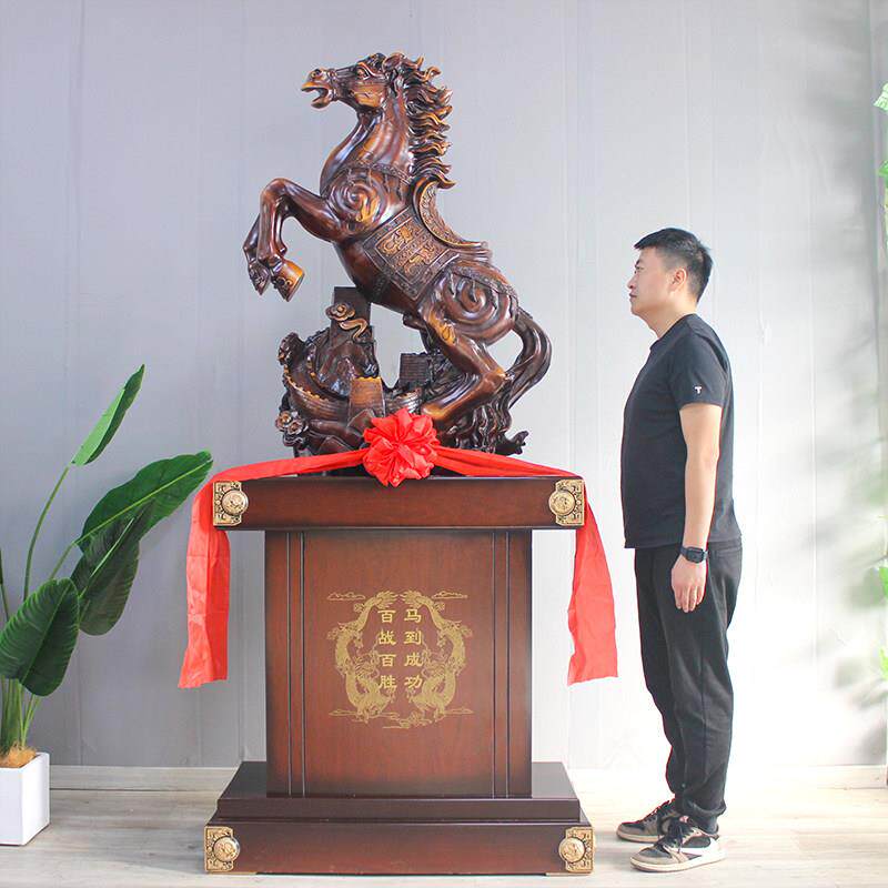 马摆件落地马到成功送学校毕业礼物办公室工艺礼品摆饰乔迁公司开