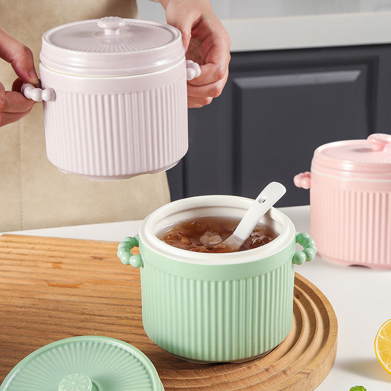 复古大号陶瓷带盖碗隔水炖盅杯炖燕窝专用汤盅烤梨罐蒸鸡蛋羹汤碗,厨房/烹饪用具,炖锅/炖煲/汤煲,淘宝优惠券,粉丝福利购,淘宝优惠卷