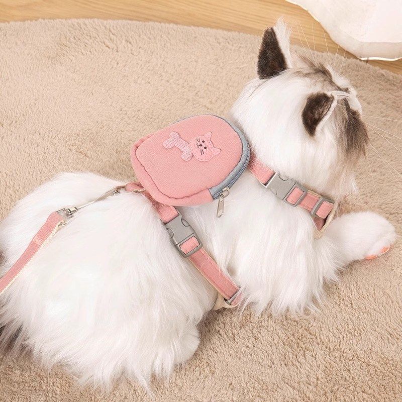 猫咪牵引绳外出专用防挣脱带小背包胸背带溜猫绳子猫链子网红猫绳,宠物/宠物食品及用品,猫牵引绳,淘宝优惠券,粉丝福利购,淘宝优惠卷
