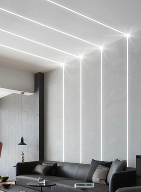 1715嵌入式线形灯220v预埋铝槽线形灯变压器24v线形灯无主灯1712