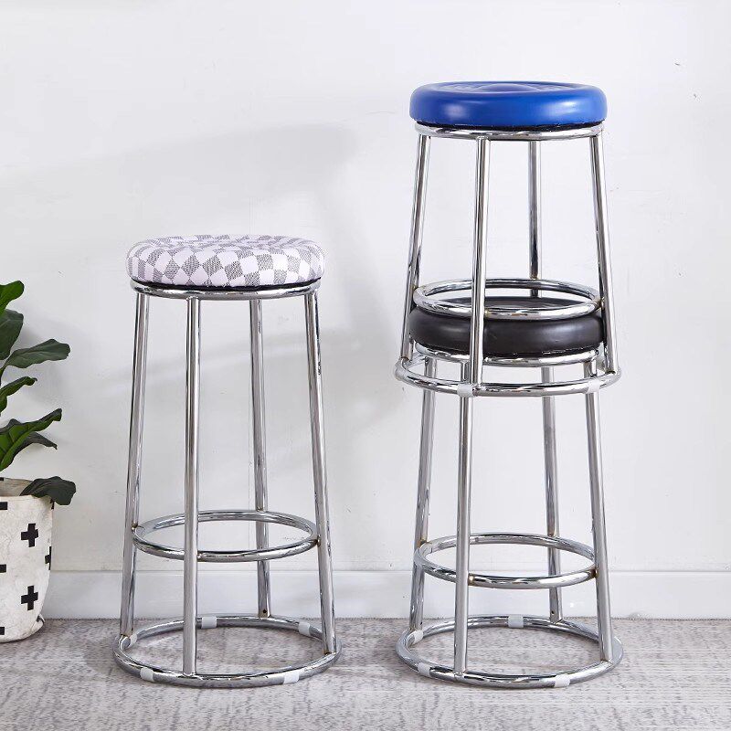酒吧三环脚凳家用台椅吧台高脚游戏厅加高手机柜台凳子椅子