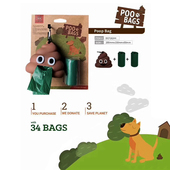 宠物拾便袋狗狗捡屎袋拾便器铲屎神器降解猫屎袋加厚垃圾袋便便袋