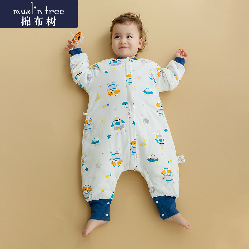 棉布树婴儿睡袋秋冬加厚款儿童分腿睡袋宝宝空调房防踢被四季通用,婴童用品,睡袋/防踢被,淘宝优惠券,粉丝福利购,淘宝优惠卷