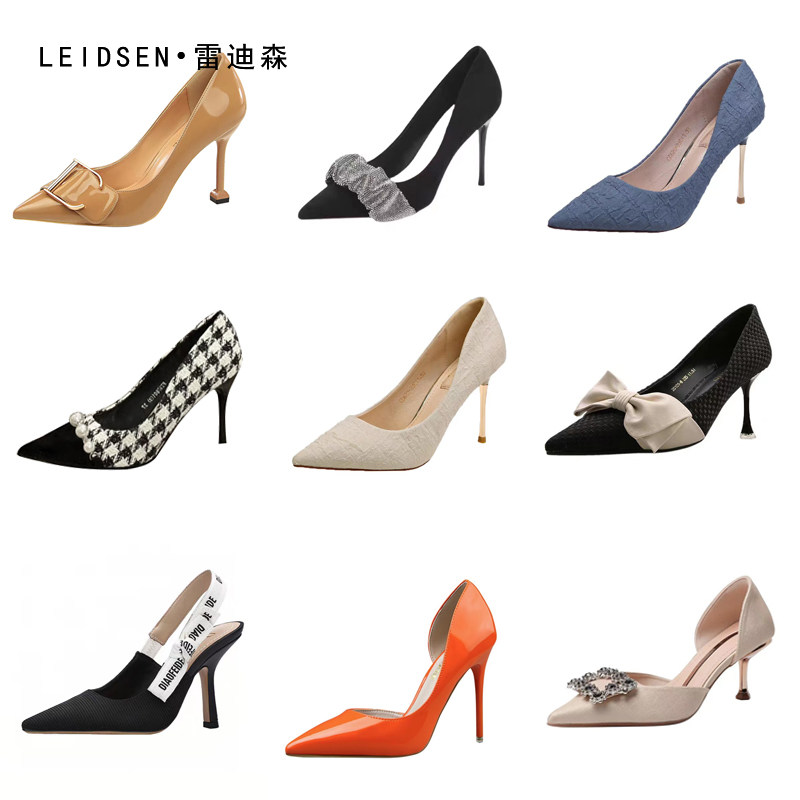 样板房衣帽间摆件鞋柜装饰女士鞋高跟鞋拍照道具软装用品制定道具