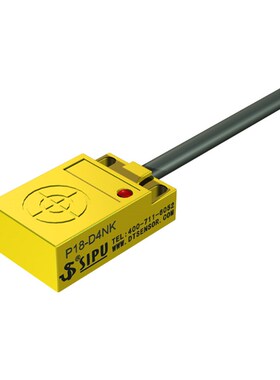P18-D4NK PK扁平形接近开关npn pnp方形电感式传感器5V 24V 220V
