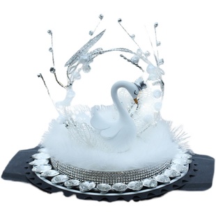 汽车摆件车内中控台车饰可爱漂亮女神水钻车载高档网红车上装饰品