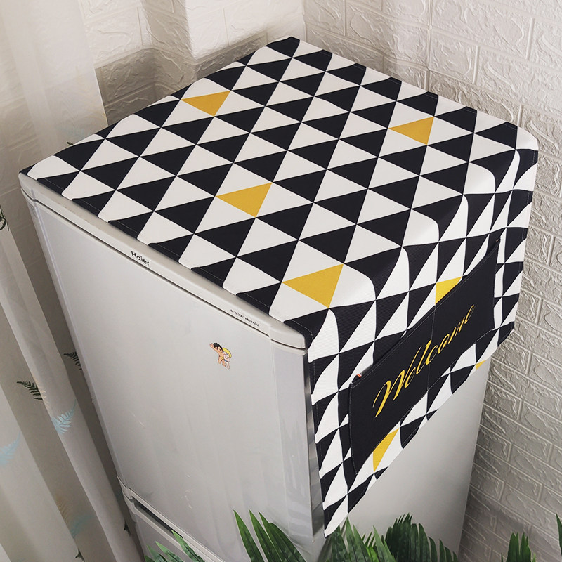 双开门冰箱防尘罩滚筒洗衣机防水防晒盖布微波炉罩烤箱盖巾防尘布,居家布艺,万能盖巾,淘宝优惠券,粉丝福利购,淘宝优惠卷