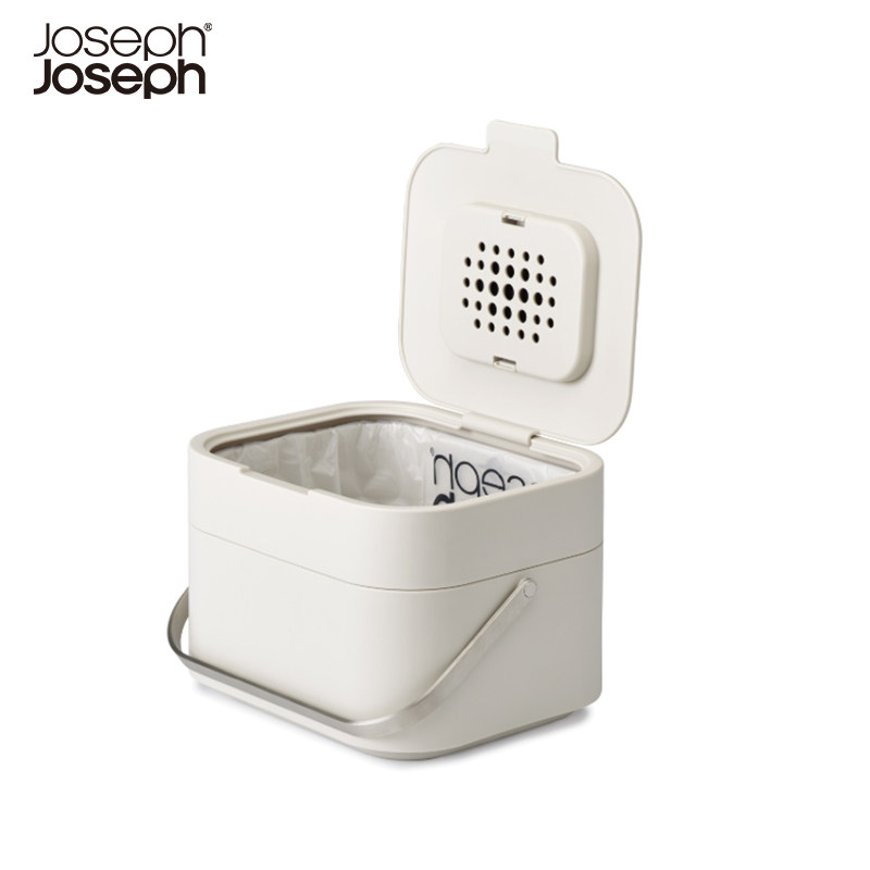 英国Joseph除味餐厨垃圾桶带盖桌面 干湿分类厨房厨余杂物收纳桶,家庭/个人清洁工具,垃圾桶,淘宝优惠券,粉丝福利购,淘宝优惠卷