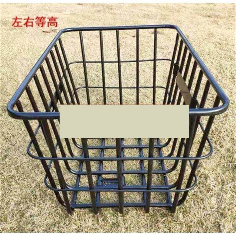 载重王车筐前置大号加粗电动车筐加厚无盖结实电瓶车拉货筐自行车