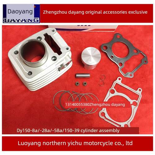洛阳大阳摩托车原装DY150-8A/150-28A/150-58A/-39套缸缸体活塞环