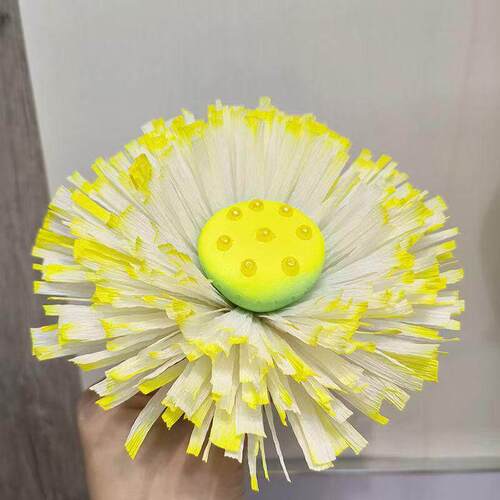大量皱纹纸材质荷花花心花瓣半成品手工diy制作