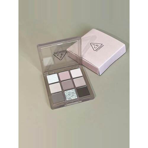 3ce眼影盘沙丘灰粉a shy ash九色over take橘棕盘细闪哑光粉紫色