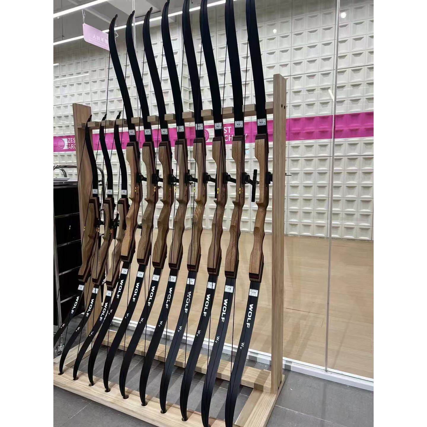 摆放弓架落地弓架箭架箭筒射箭馆器材箭壶放弓展示架景区户外射击