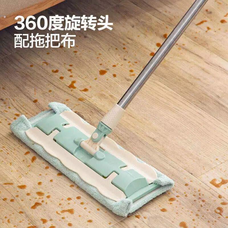 拖把可拆换布夹布平板拖把家用替换布2025新款夹抹布木地板地拖干