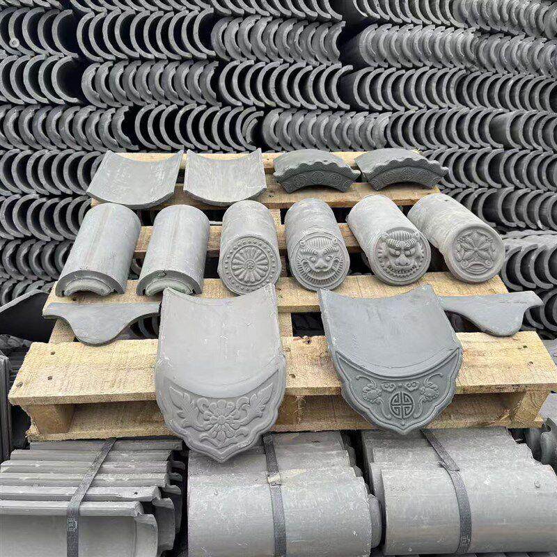 小青瓦瓦片屋顶古建瓦仿古青瓦徽派马头墙瓦脊瓦滴水瓦片灰瓦