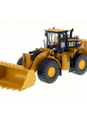 DM工程车 1/50 Cat 卡特980K轮式装载机模型 合金玩具摆件85296C