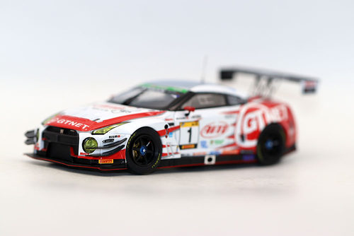 EBBRO 1/43 GTNET GT3 GT-R SUPER TAIKYU FUJI 24H耐力赛车模型