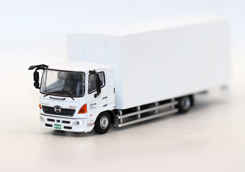 Tiny 46微影1/76 HINO 500日野中型厢式货车台湾运输车模型摆件