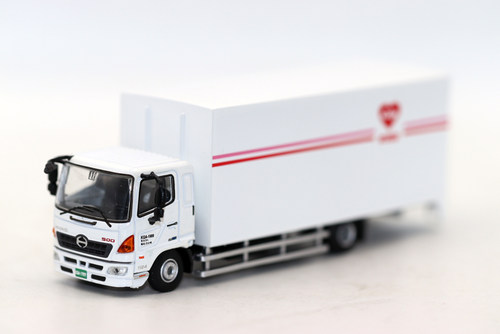 Tiny微影1/76 HINO 500日野中型厢式货车Hi-Life台湾莱尔富运输车