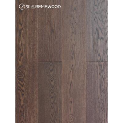 Remewood深色橡木多层实木覆合Enf级环保地暖家用咖啡色木地板15m