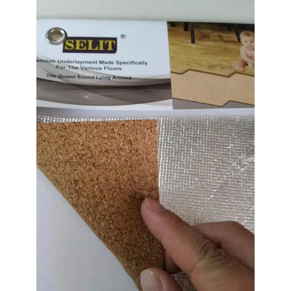 高档出口欧洲软木防潮膜铝箔专用隔音膜地暖地暖专用地垫