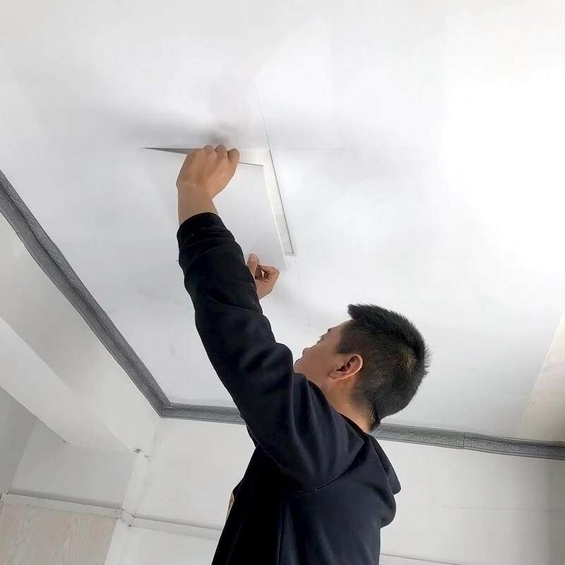 天花板墙贴自粘壁纸仿瓷砖大理石贴纸墙面遮丑背景墙装饰棚顶壁纸