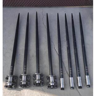 叉草针耙齿45×1250合金钢单根承重一吨直耙齿堆高机装载机干草叉