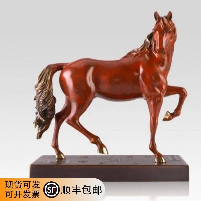 朱炳仁【25#八骏之 超影(尊尚版)马摆件动物复古中式玄关书房摆设