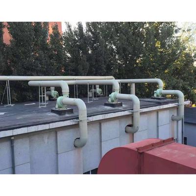 承接实验室厂房车间废气排出工程 管道铺设pp通风管假设工程