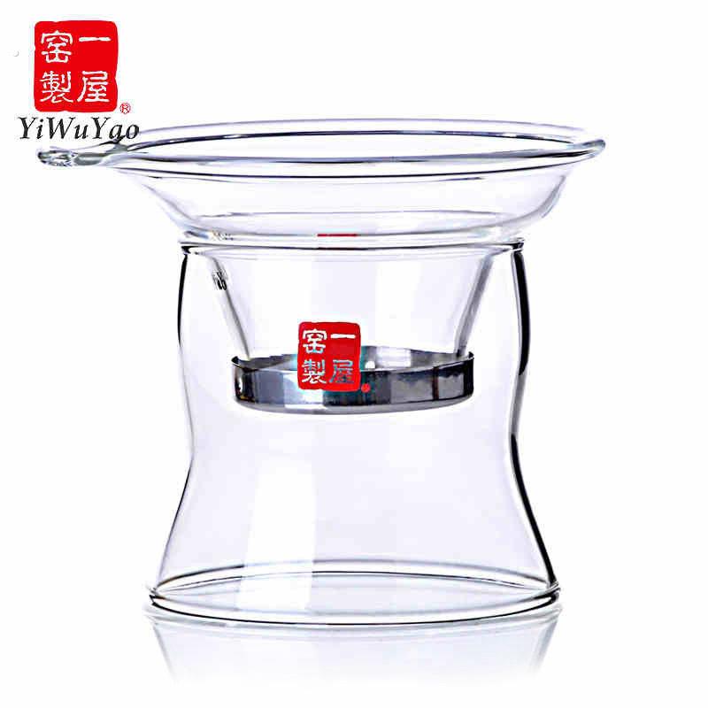 一屋窑耐高温玻璃茶漏清透滤茶器网 滤茶器功夫茶泡茶过滤网