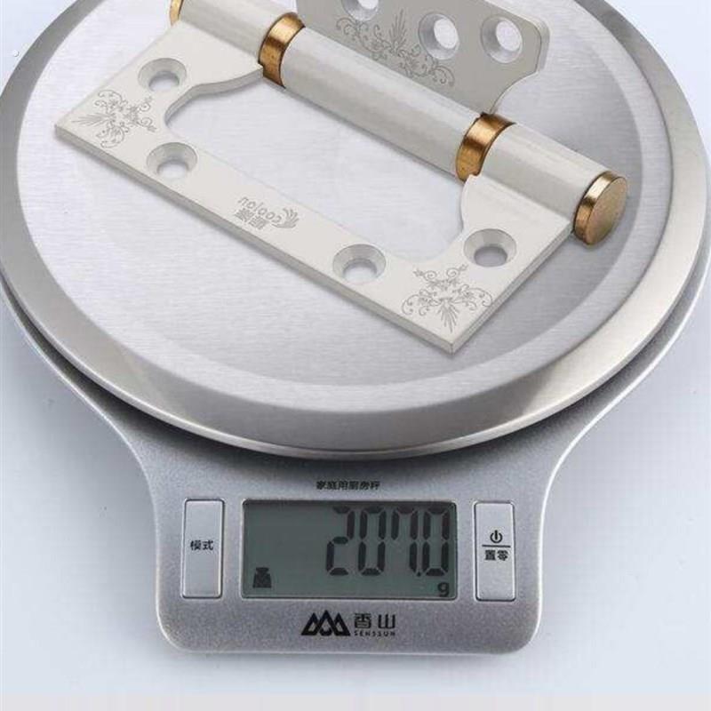 子母合页不锈钢4寸 5寸加厚3.0厚房门木门荷叶活页折合门叶单片价