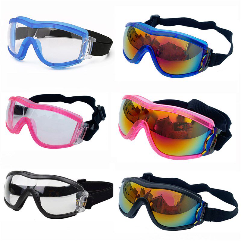 防冲击防花粉护目眼睛保护眼睛防尘眼镜透明防化学儿童实验护目镜