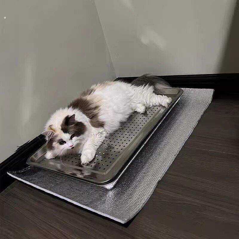 宠物冰垫猫用不锈钢猫咪凉席防撕咬冰窝夏天降温睡觉猫窝耐咬狗窝