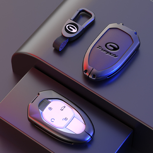 适用广汽传祺gs8钥匙套二代m8宗师影豹gs4用品15影酷改装传奇壳扣