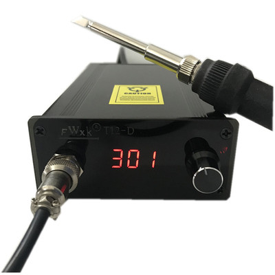 T12新款铝合金数显焊台自动休眠及唤醒秒速升温恒温电烙铁