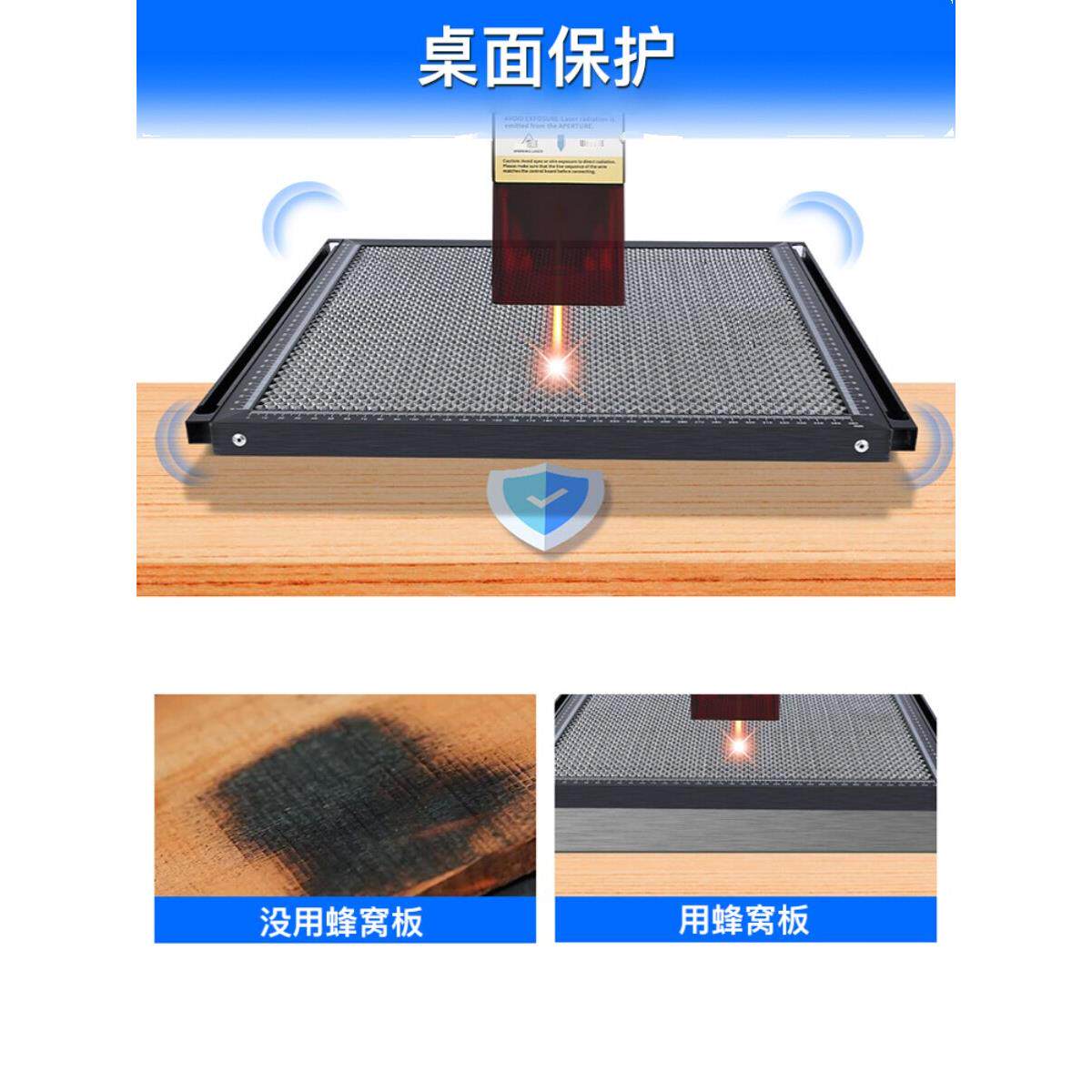 激光机蜂窝板铝合金蜂窝平台激光切割机工作平台网板支撑架台面