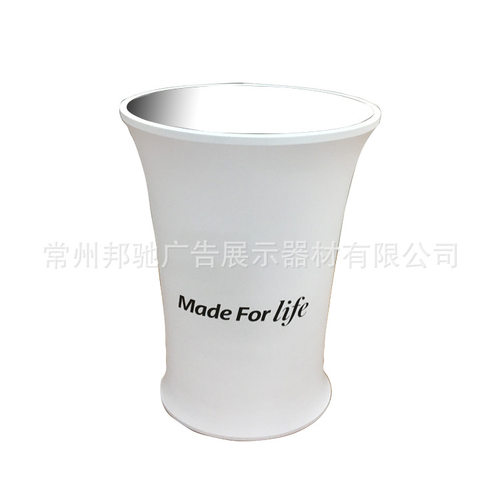 促销圆形吧台 常州厂家直销 热转移便携拆装形象台 迎宾接待台