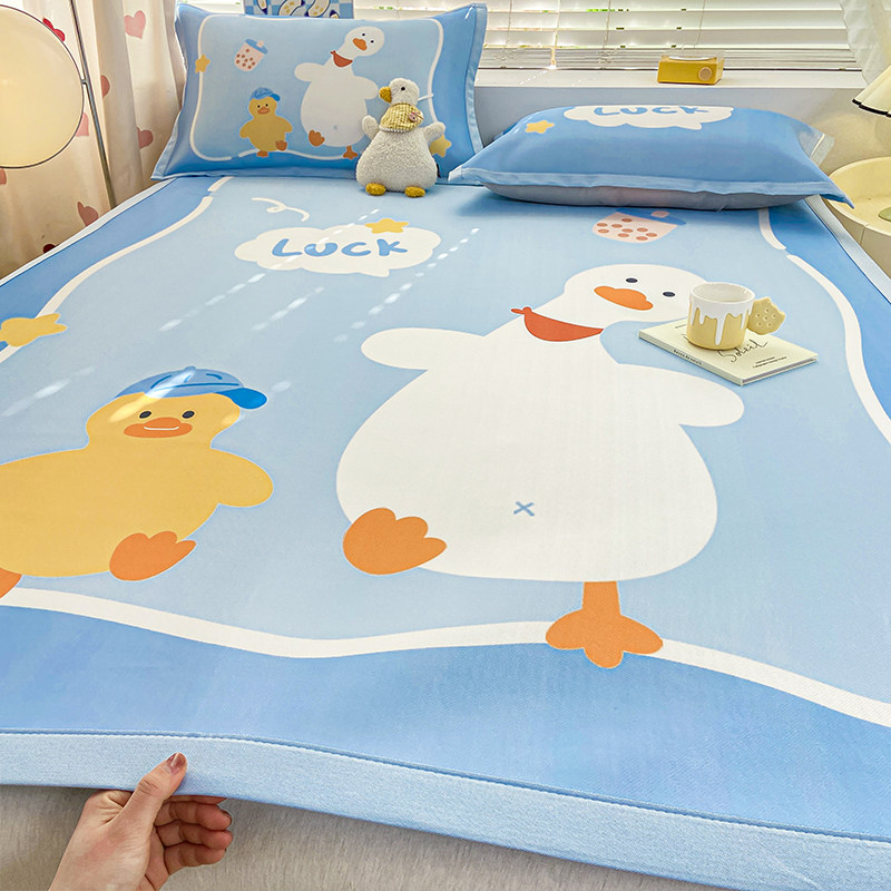 冰丝夏季凉席学生夏天冰丝凉席宿舍单人床垫家用夏垫可机洗,床上用品,冰丝席,淘宝优惠券,粉丝福利购,淘宝优惠卷