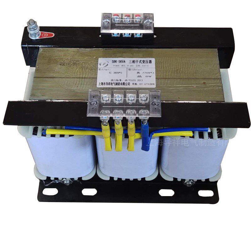 SBK-1.5KVA三相隔离变压器AC3相415V转3相380V三相干式变压器