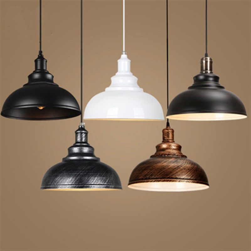 复古工业风餐厅吧台锅盖吊灯过道酒吧网咖铁艺咖啡厅火锅店吊灯具,家装灯饰光源,客厅吊灯,淘宝优惠券,粉丝福利购,淘宝优惠卷